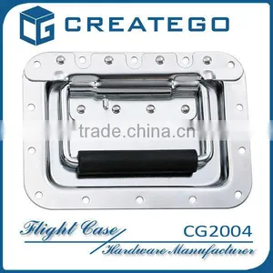 Recessed Sprung Handle With Grip and Steel Dish thumbnail-1