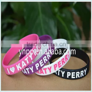 Custom I Love Katy Perry Silicone 4 Colours Wristband Bracelet thumbnail-2