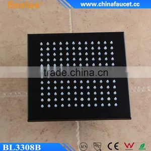 China Bathroom Top Shower Blacken Painted Spray Water Mix Shower Head thumbnail-3