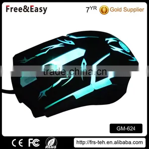 USB Wired Optical Computer Gaming Mouse With LED Light Luminous For Desktop Laptop thumbnail-3
