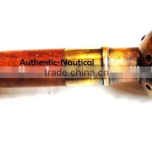 ANTIQUE FINISHING FOOTBALL HANDLE WALKING CANES-BROWN WOOD WALKING CANES-DESIGNER WALKING CANES Wk1174 thumbnail-1