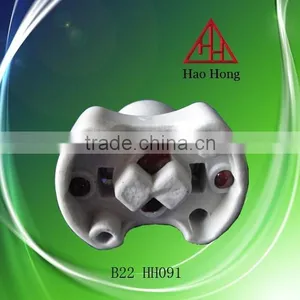 Better Quality B22 Iron Screw Shell Porcelain Lamp Holder thumbnail-2