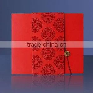 Classic Red Wedding Invitation Card thumbnail-1