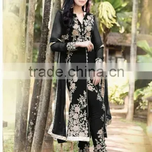 FASHIONABLE GEORGETTE DESIGNER SUIT thumbnail-2