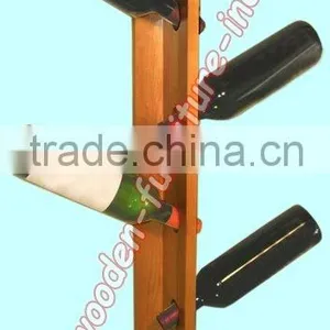 Wine Rack,wall Wine Bottle Holder,hotel Furniture,bar Furniture,indian Wooden Furniture,mango Wood Furniture thumbnail-1