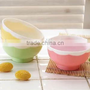 Wholesale Kitchen Products , High Grade Small Size Plastic Double Color Bowls thumbnail-1