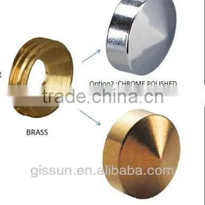Chrome and Brass Polishing Screw Cover thumbnail-1