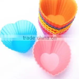 Baking Supplies,mini Cupcake Cups,silicone Cake Mould Cookie Cup, thumbnail-1
