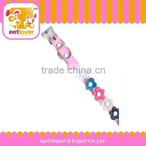 Cute and Flower Decoration Puppy Dog Collar thumbnail-5