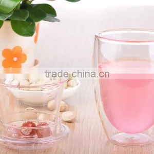 Double Wall Glass Juice Cup thumbnail-1