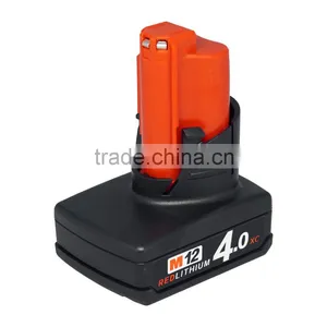 Battery Replace for Milwaukee 48-11-2440 M12 REDLITHIUM XC 4.0 Extended Capacity Battery M12B4 thumbnail-1
