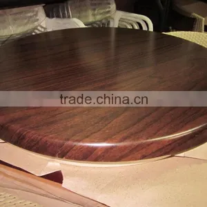 Coffee Shop Table Square Werzalit Marble Resin Garden Table Top for Sale T2601 thumbnail-5