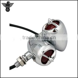 Red Lens Tribar Motorcycle Turn Signals Vintage Indicator for Kawasaki Lighting thumbnail-2