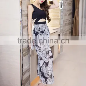 New Fashion 2016 Lady Casual Fashion Top and Skirt Set thumbnail-2