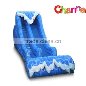 New Design Wave Theme Cheap Inflatable Water Slide in Factory Price thumbnail-2