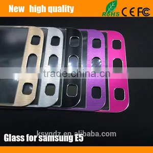 2.5D Color Titanium Alloy Tempered Glass Screen Protector for Samsung E5 thumbnail-2