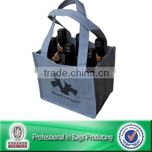 Lead Free Non Woven 6 Pack Bottle Bag thumbnail-1