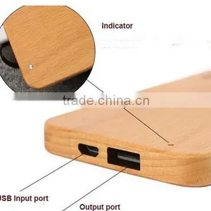 Wooden Power Bank 4000 Mah for Mobile Phone MP3 MP4 thumbnail-3