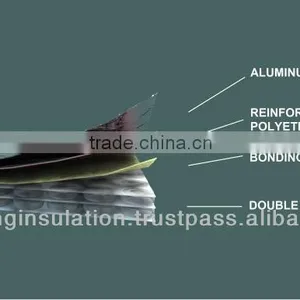 A1 Double Cat Tuong Heat Insulation With Double Layer of Bubble Air and One Sided Aluminum Reflective Foil From Vietnam thumbnail-1