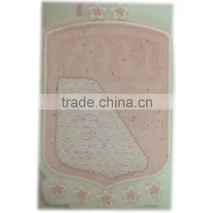 Factory Direct Soccer Patches 3d Flock Type Label Patch Football Badges Garment Usage Flock Patches thumbnail-3