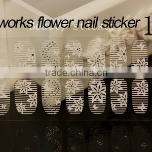 Beauty Art Ultrathin Transparent White Lace Tools Nails Stickers thumbnail-6