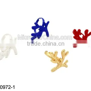 2015 Magazine Same Style Red Deer Antler Ring thumbnail-3