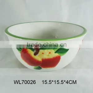 Modern Design,decorative Ceramic Bowls With Red Dot Painting thumbnail-5
