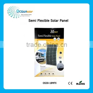 30W Portable Semi Flexible Solar Panel for Camping thumbnail-3