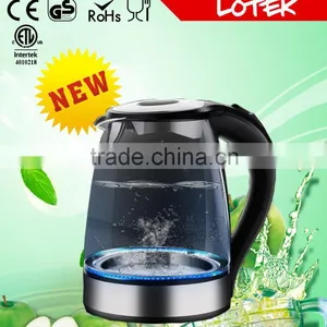 Striking Blue Led Glass Electirc Kettle With 1.7L Volume thumbnail-5