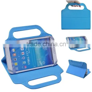 Factory Slim Portable PU Leather Universal Tablet PC Case With Handles thumbnail-1