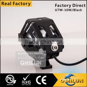 Factory Direct LED Motorcycle Headlamp With Angel Eye LED Driving Headlight Quality Choice thumbnail-6