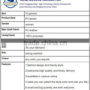 Hooded Fashion Warm Girls pu Jacket Form China thumbnail-3