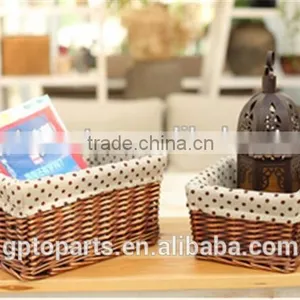 Wholesale New Desigh Wicker Baskets for Wedding Home Decoration Willow Basket thumbnail-4