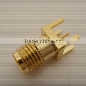 5 Insertion Female Straight PCB Through Hole SMA Connector thumbnail-3