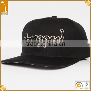 Custom 6 Panel Printed Tape Puff Embroidery Snapback Baseball Caps thumbnail-2