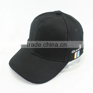 Favorites Raised Blank Baseball Cap Blue Baseball Hat With Buckle Closure thumbnail-1