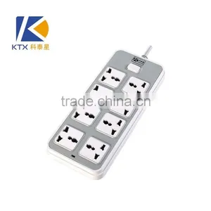 8 Way Multiple Universal Power Extension Socket With Switch thumbnail-1