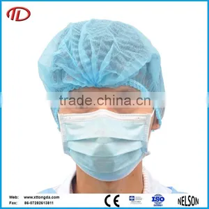 Cheap Nonwoven Disposable Colorful Painter Surgical Doctor Mob Cap thumbnail-1