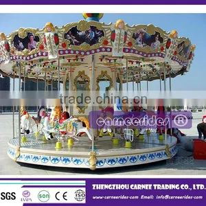 Amusement Park Ride, Kids Merry go Round for Sale, Amusement Park Ride Merry go Round Carousel for Sale thumbnail-5