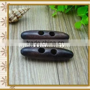 Factory Wholesale Engraved Natural Wooden Button thumbnail-1