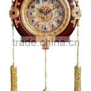 Religious Wall Clock With Plastic Pendulum thumbnail-1
