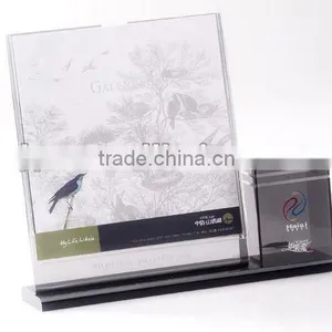 Clear PMMA Calendar With Pen Holder thumbnail-1