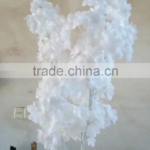 Wholesale White Artificial Cherry Blossom Branch for Christmas Decor thumbnail-3