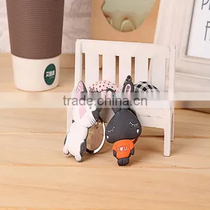 Promotional Double-sided Cartoon Silica Gel Keyrings thumbnail-5