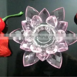 Pretty Elegant Crystal Candle Holder thumbnail-1
