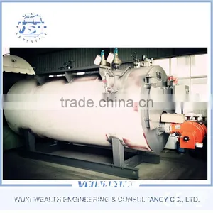 Horizontal Fire Tube 1 Ton Diesel or Natural Gas Steam Boiler thumbnail-1