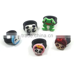 Cartoon Cute Custom Shaped Wholesale Soft PVC Finger Rings thumbnail-6