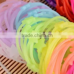 Hot Sale Eco-Friendly Funny Elastic Silicone Bracelet Wristband Cheap Price thumbnail-4