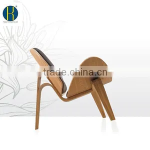 HY2007 Resell ASH/Walnut Wood Shell Chair for Indoor thumbnail-4