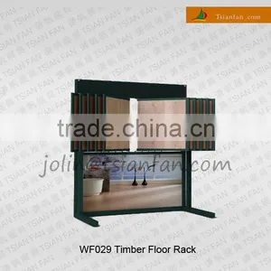 WF029 Wooden Flooring Display Racks / Page Turning Type Rack thumbnail-1